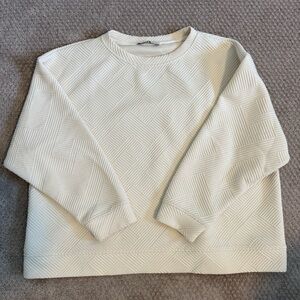 See And Be Seen Cream Sweater